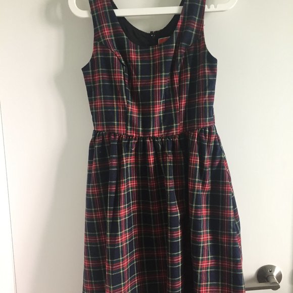 Modcloth Plaid Dress - Picture 1 of 4